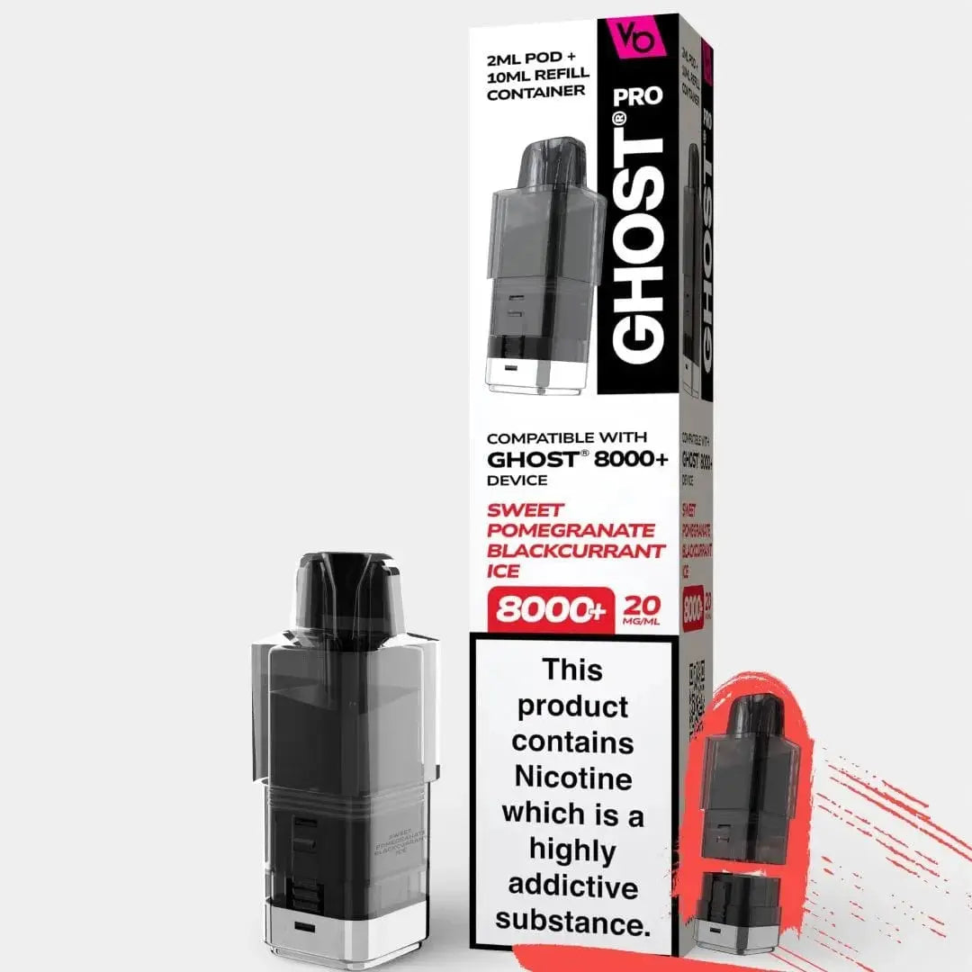 Vapes Bar Ghost Pro 8000+ Prefilled Replacement Pods Vape At Door
