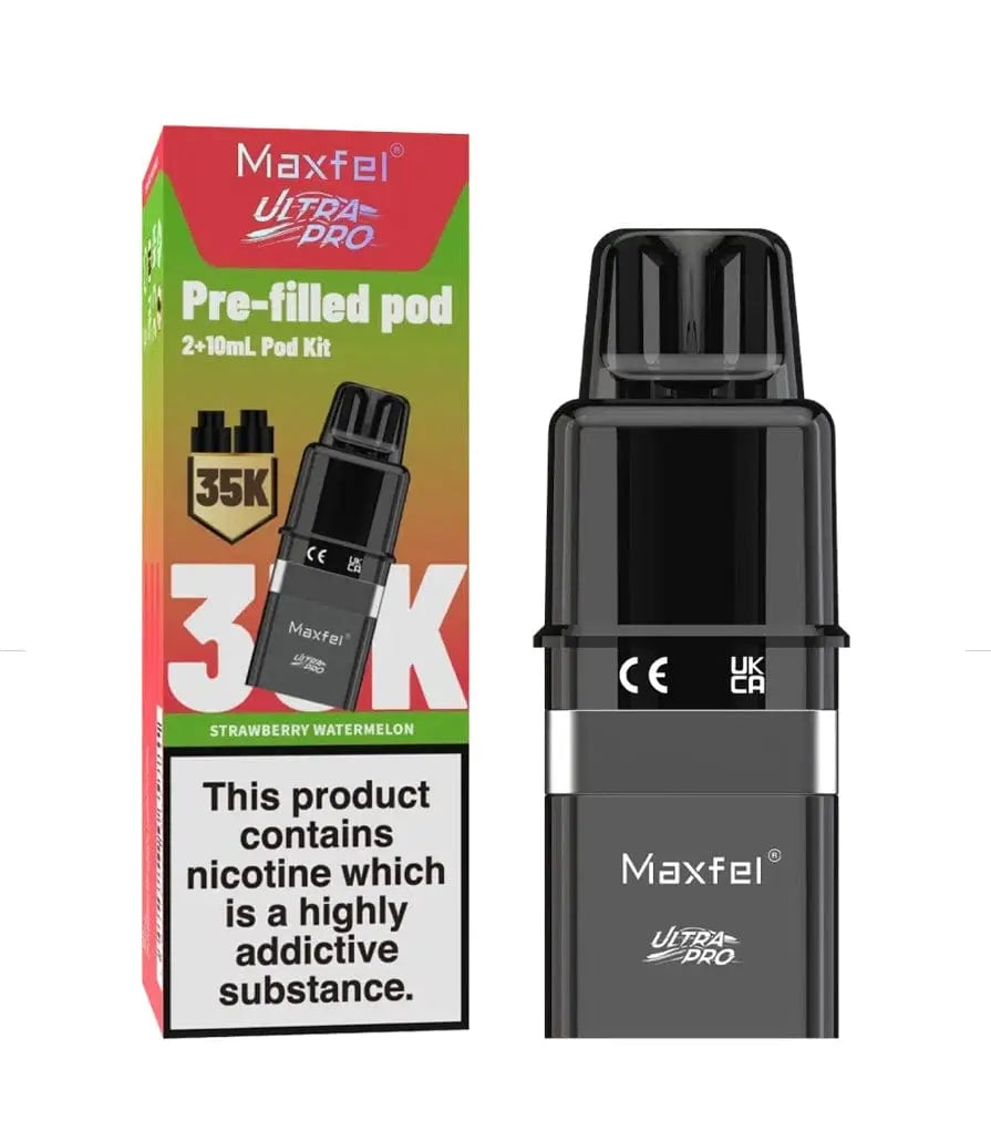 Maxfel Ultra Pro 35K Replacement Prefilled Pods Vape At Door