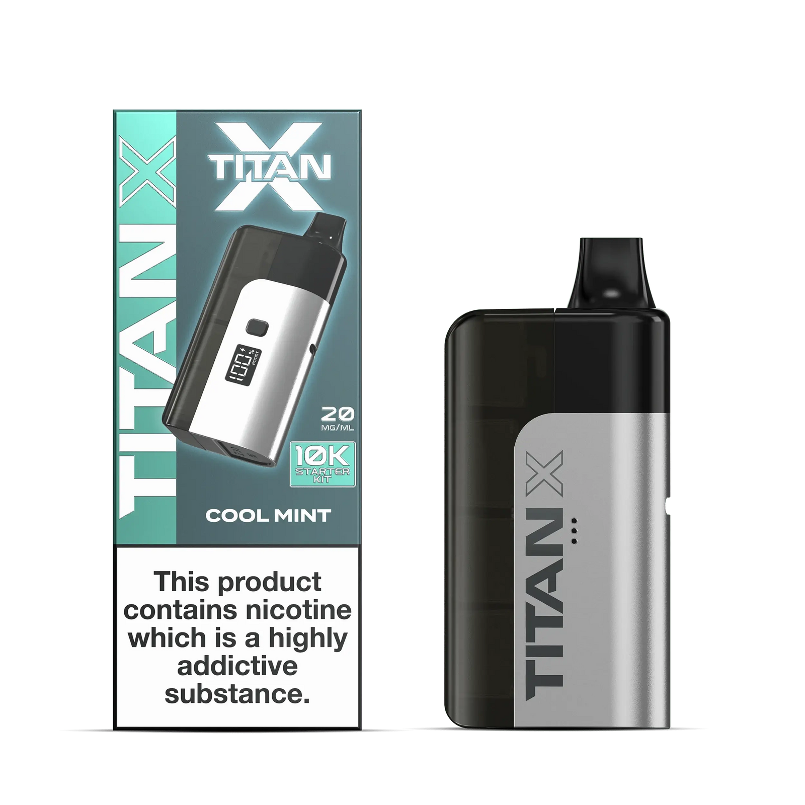 Titan X 10K Prefilled Pod Kit COOL MINT