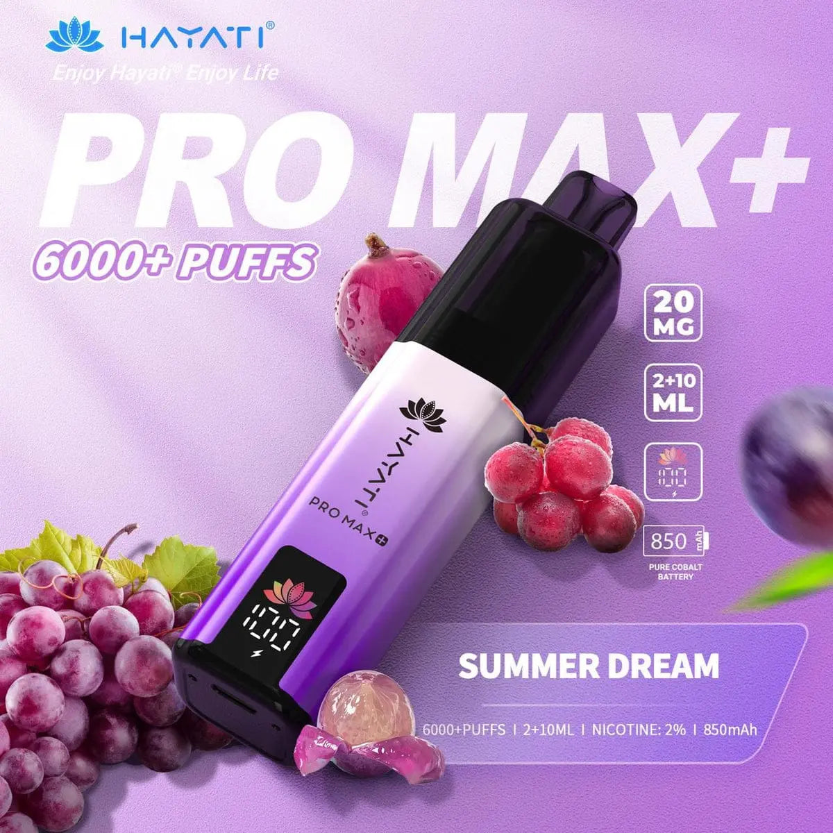 Box of 5 Hayati Pro Max Plus 6000 100% Authentic Vape At Door