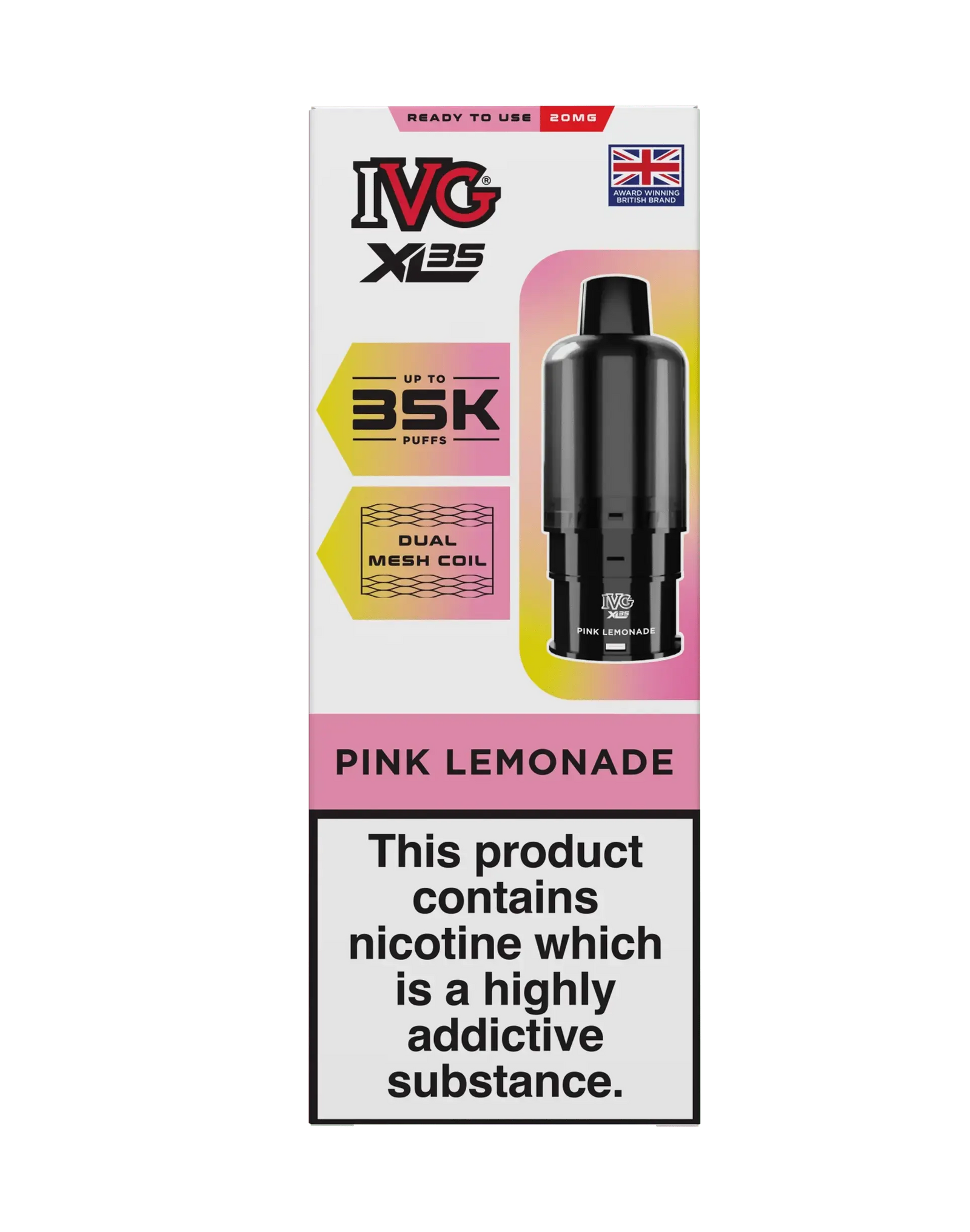 IVG XL 35K Prefilled Replacement Pods IVG