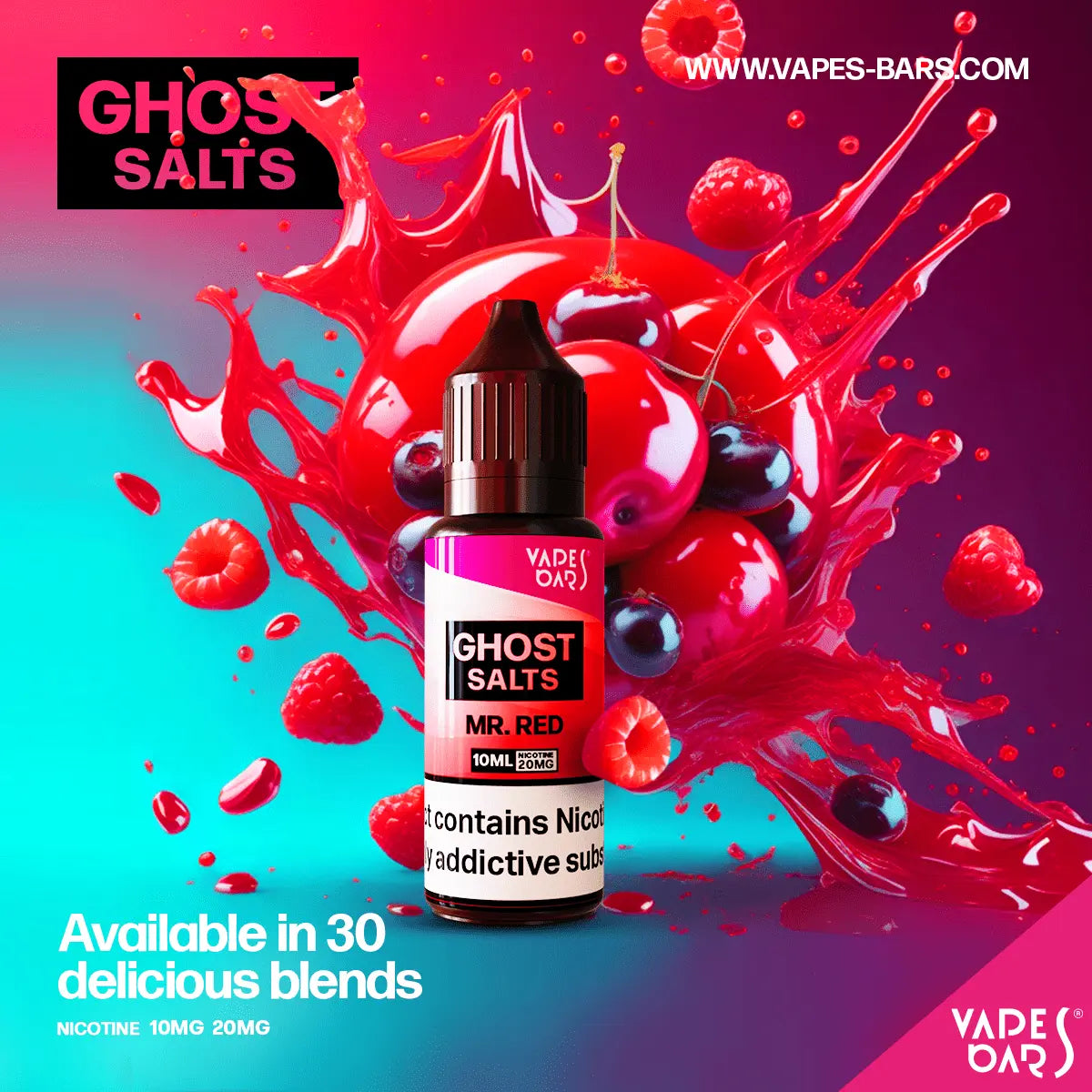 VB Ghost Salts E-Liquid 10 and 20 mg in 10ml VB