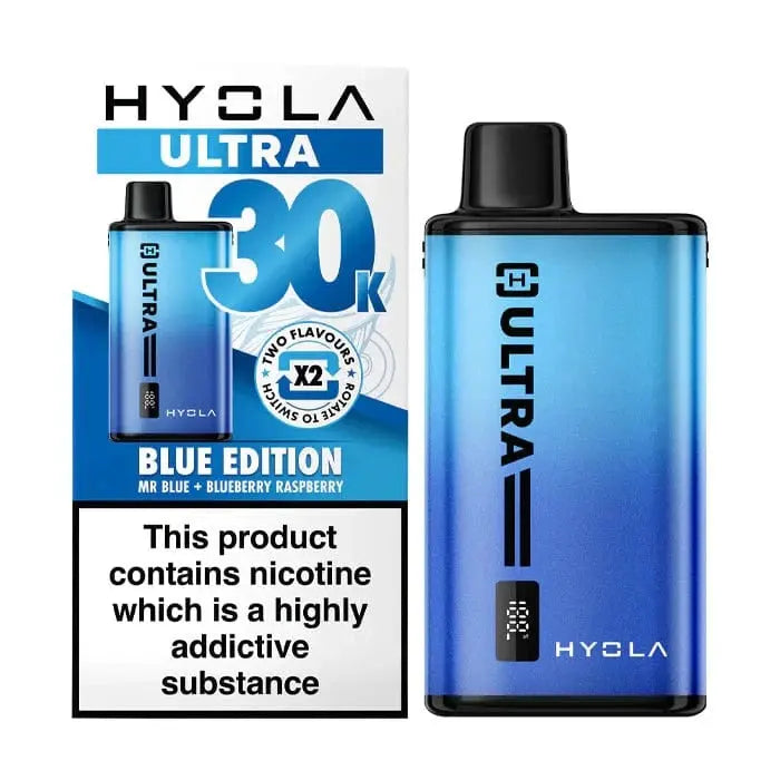 Hyola Ultra 30K Dual-Flavour Prefilled Pod Kit – 30,000 Puffs, LED Display & Mesh Coil Vape At Door