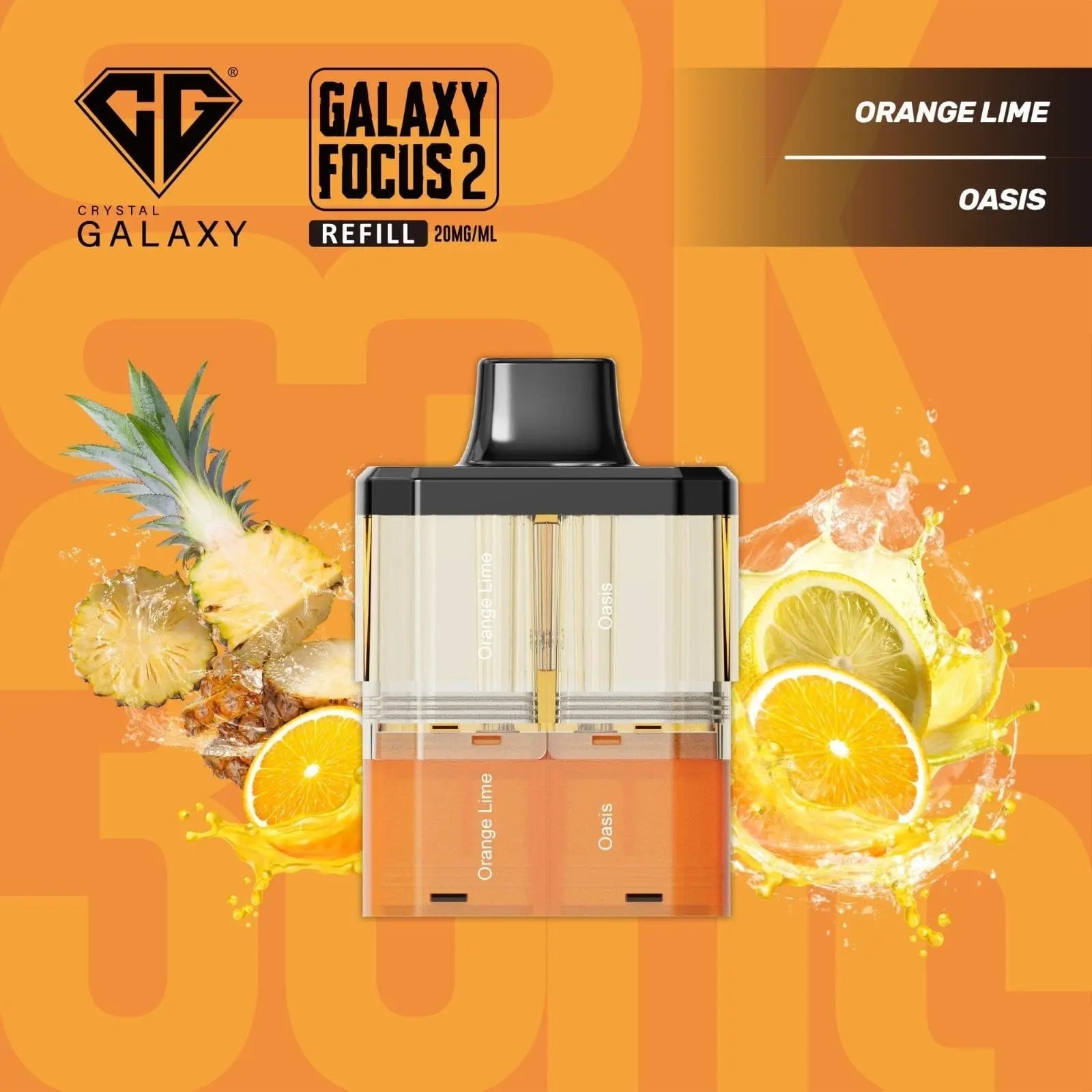 Crystal Galaxy Focus 2 30K Puffs Prefilled Replacement Pods Vape At Door