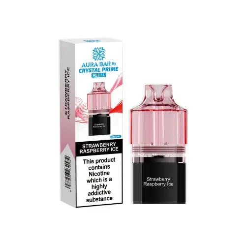 Crystal Prime Aura bar 10k Replacement Prefilled Pods Vape At Door