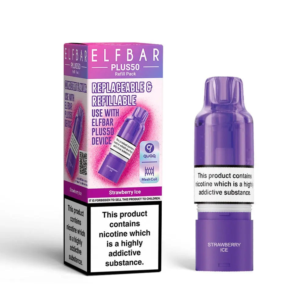 ElfBar Plus50 Replacement Prefilled Pods Vape At Door