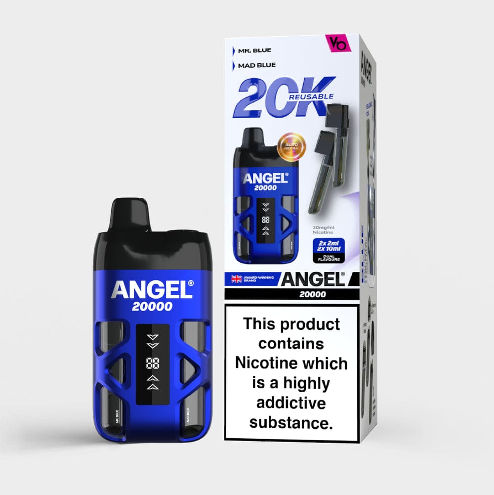 VB Angel 20000 Puffs 2 in 1 mr blue mad blue flavour