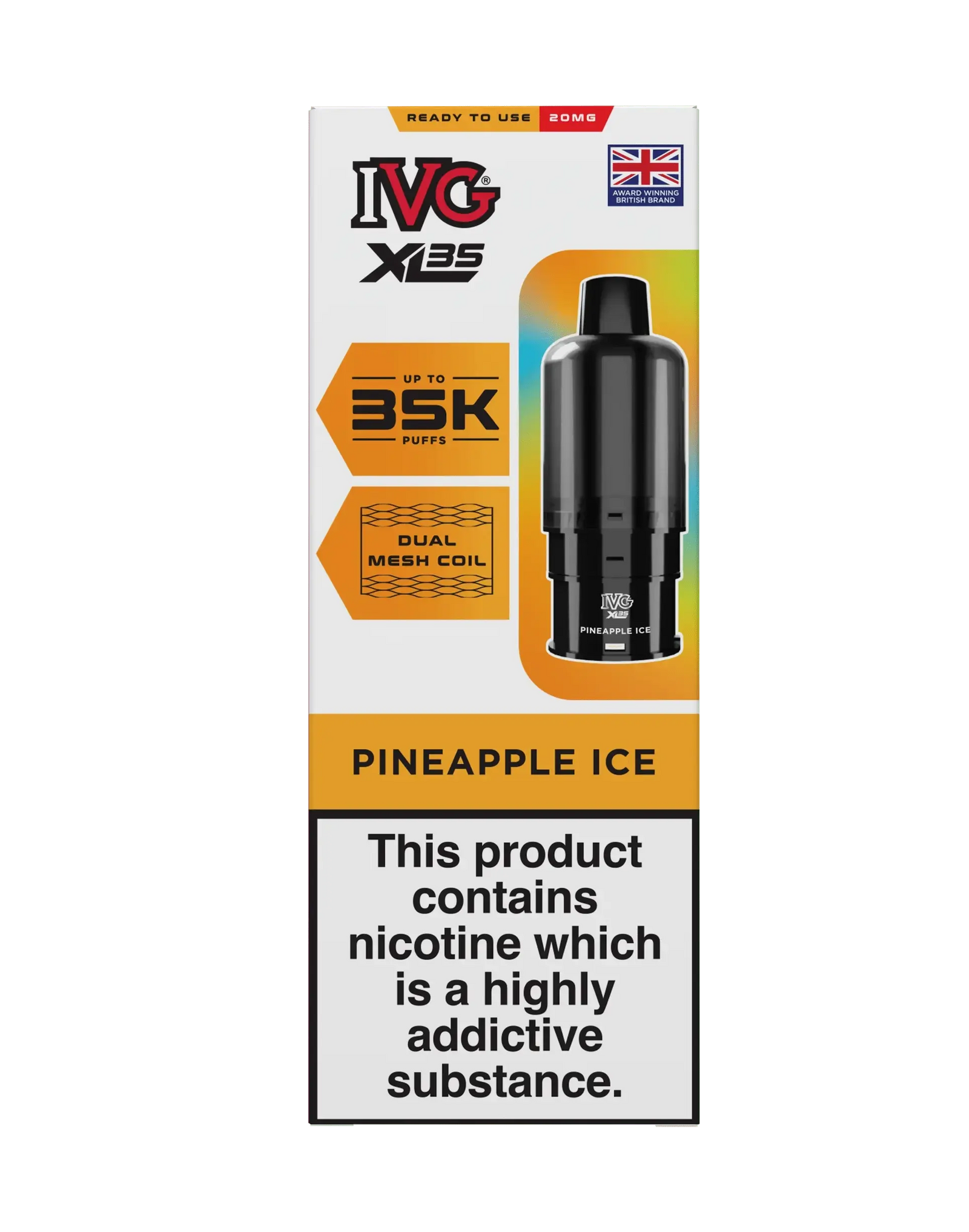 IVG XL 35K Prefilled Replacement Pods IVG