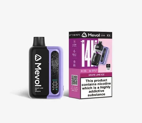 Vaplay VP10000 Prefilled Pod Vape Kit GRAPE LIME ICE
