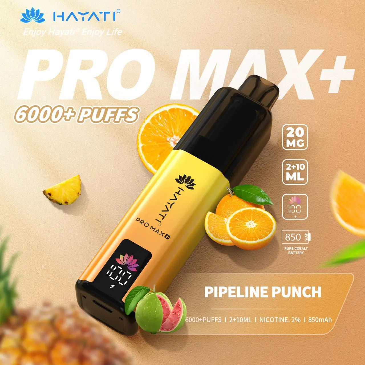 Box of 5 Hayati Pro Max Plus 6000 100% Authentic Vape At Door
