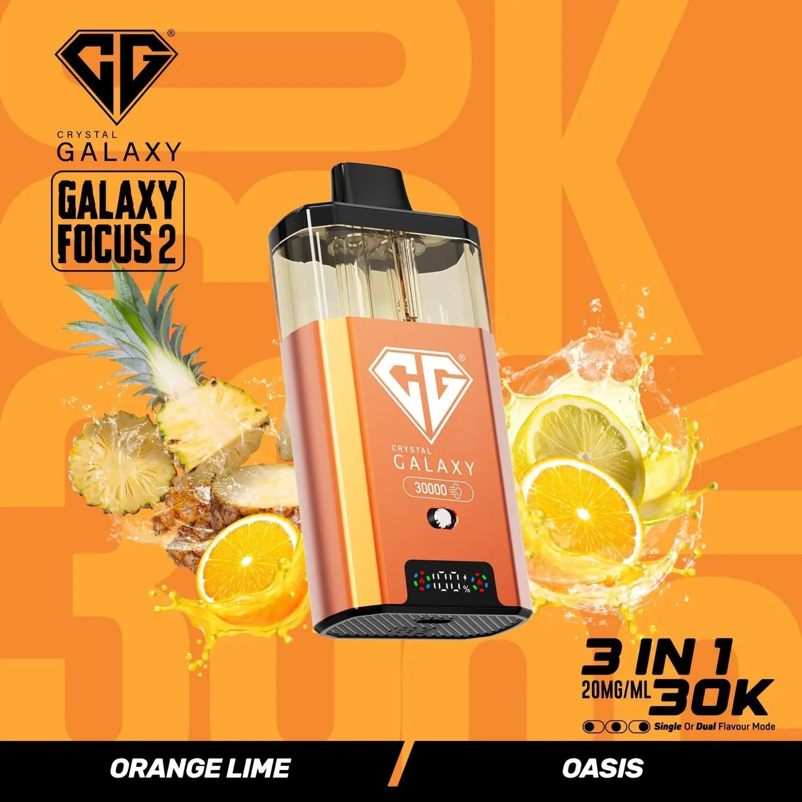 Crystal Galaxy Focus 2 30k Puffs Prefilled Pod Kit Crystal Galaxy