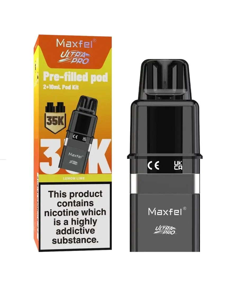 Maxfel Ultra Pro 35K Replacement Prefilled Pods Vape At Door