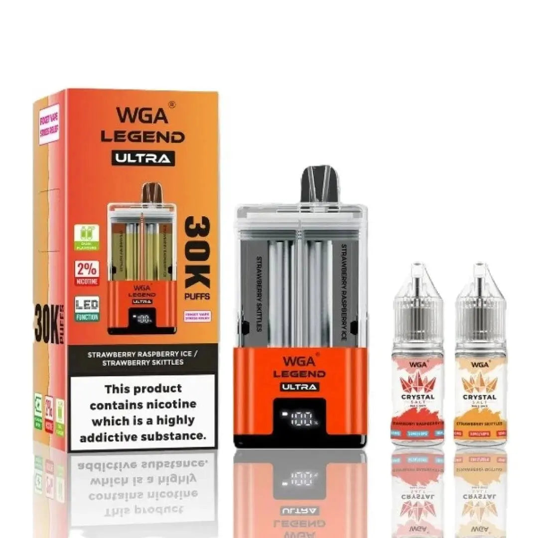 WGA Legend Ultra 30K Strawberry Raspberry Ice / Strawberry Skittes