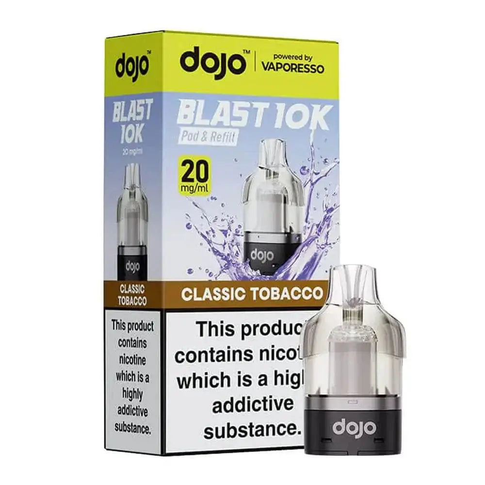 Vaporesso Dojo Blast 10K/30k Prefilled Replacement Pods Vape At Door