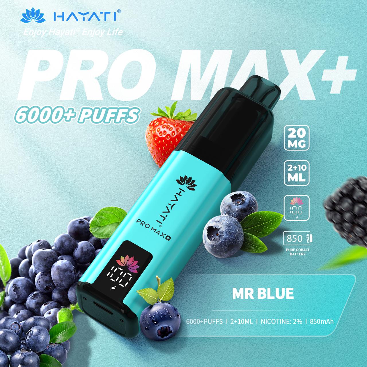 Box of 5 Hayati Pro Max Plus 6000 100% Authentic