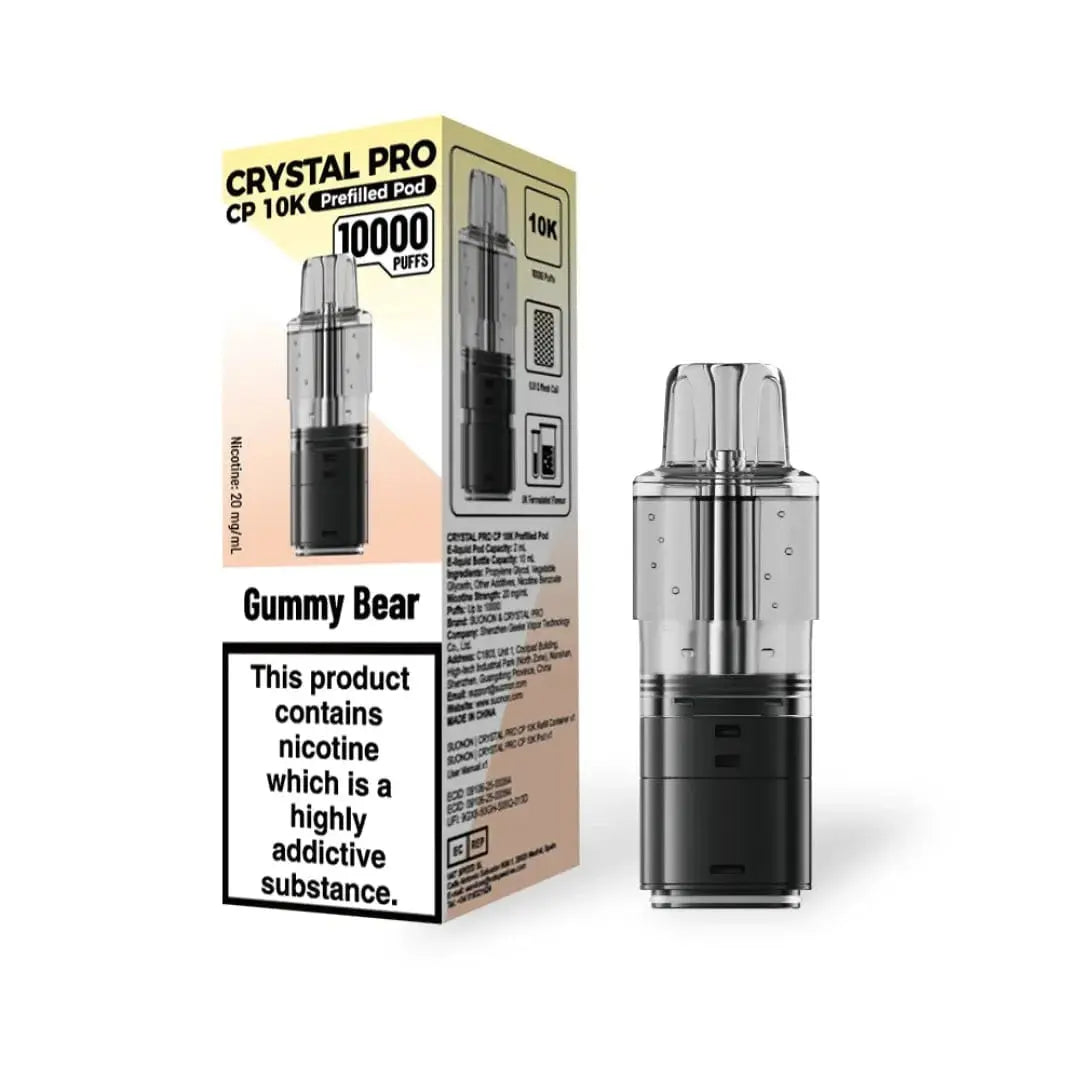 Crystal Pro CP 10K Prefilled Replacement Pods Vape At Door