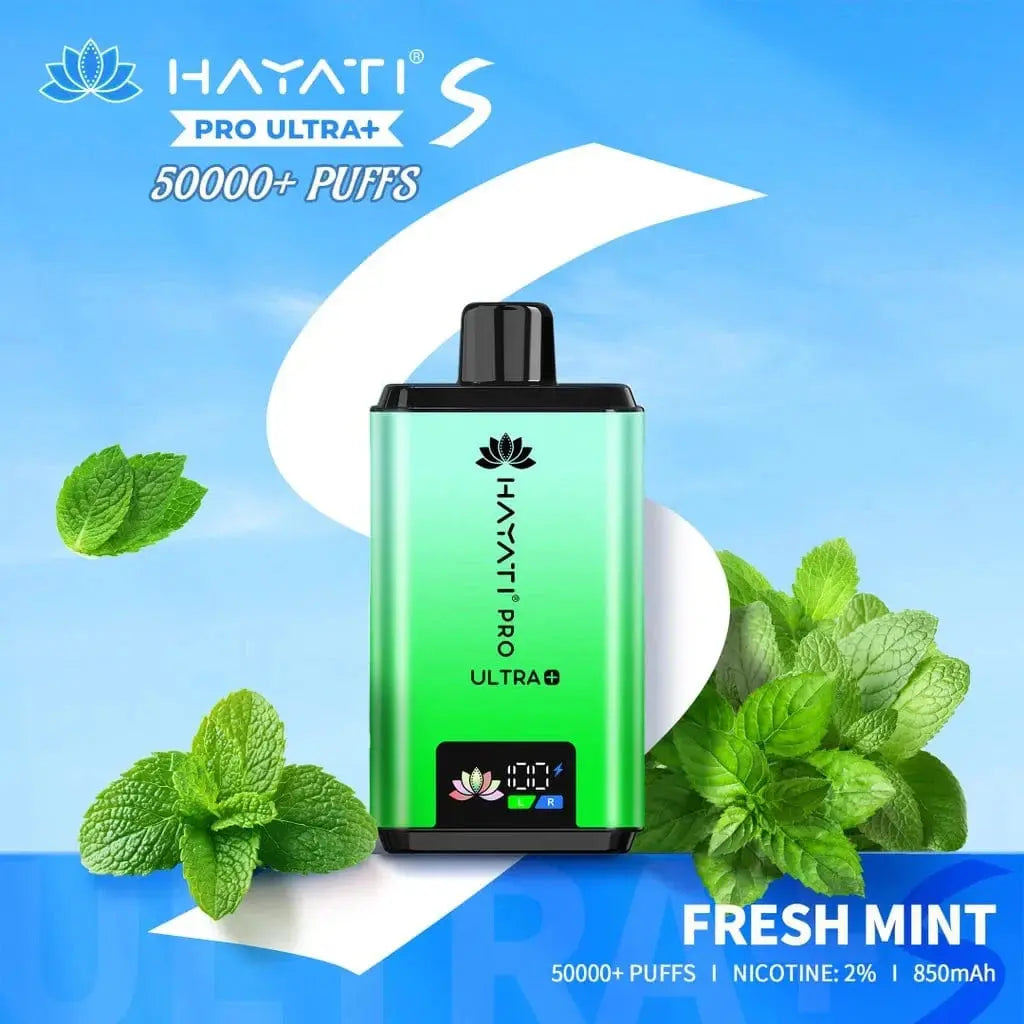 Hayati Pro Ultra Plus S 50000 Puffs Prefilled Vape Kit Vape At Door