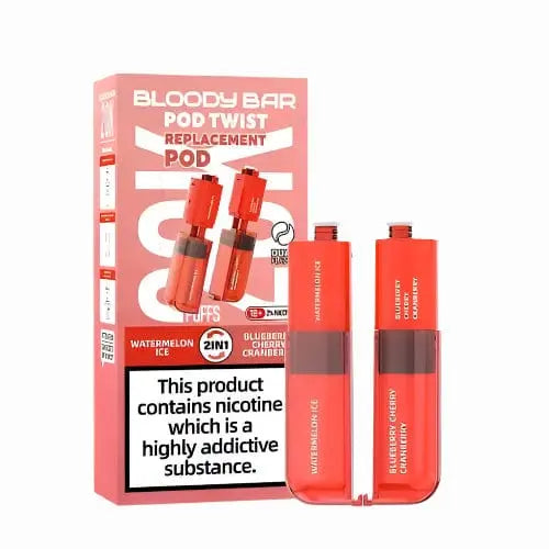 Bloody Bar Ultra Pod Twist Replacement Pods Vape At Door
