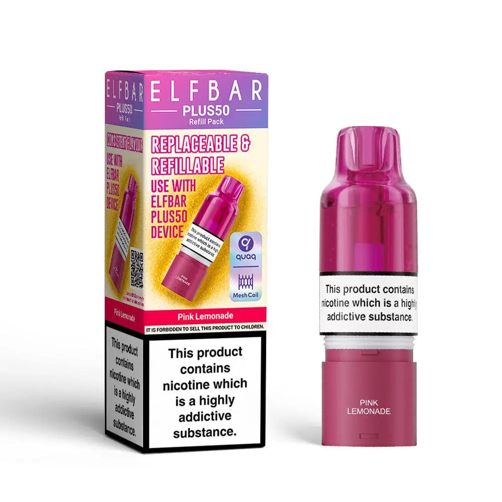 ElfBar Plus50 Replacement Prefilled Pods Vape At Door