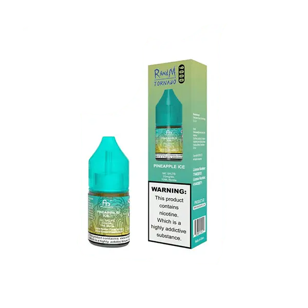 RandM Tornado 9000 Nic Salts E-
Liquid 20mg RandM