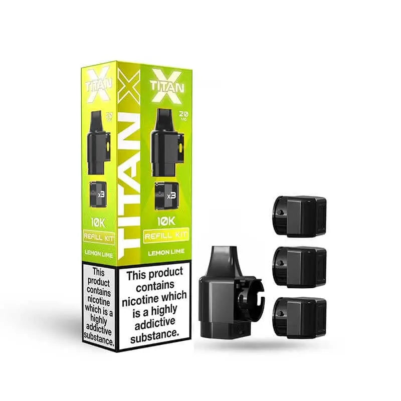 Titan X 10K Replacement Prefilled Pods Vape At Door