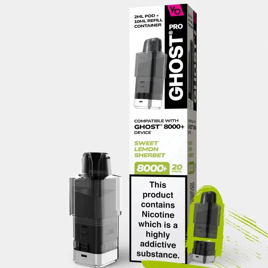 Vapes Bar Ghost Pro 8000+ Prefilled Replacement Pods Vape At Door