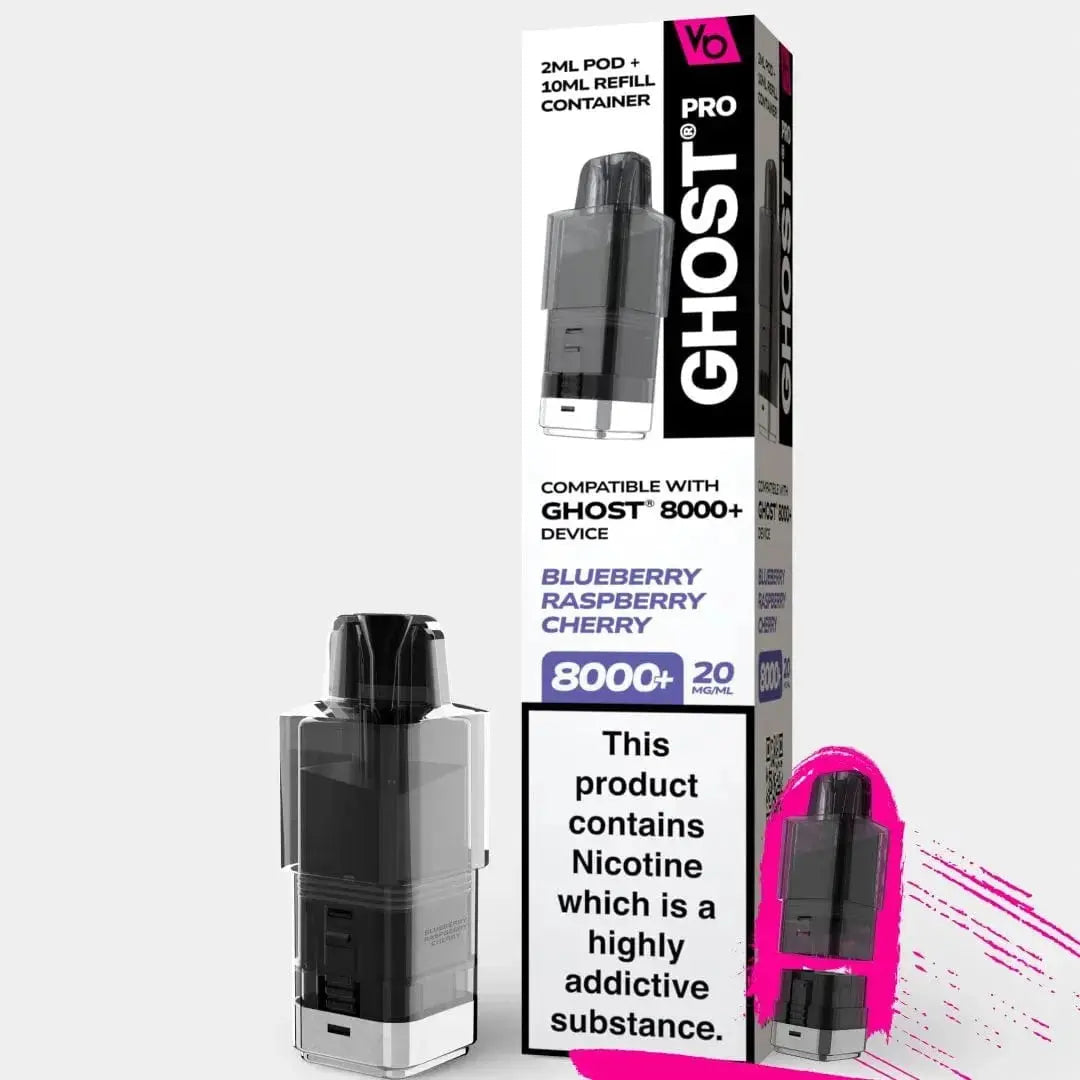 Vapes Bar Ghost Pro 8000+ Prefilled Replacement Pods Vape At Door
