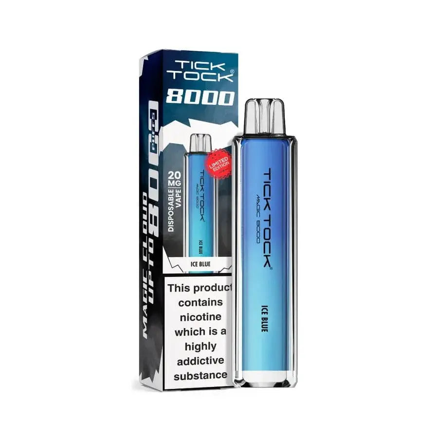 Tick Tock Magic 8000 Puffs ICE BLUE