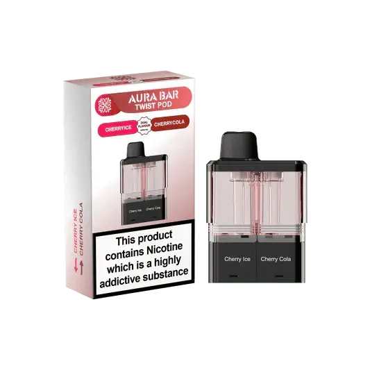 Crystal Prime Aura Bar Twist 40K Replacement Prefilled Pods Vape At Door