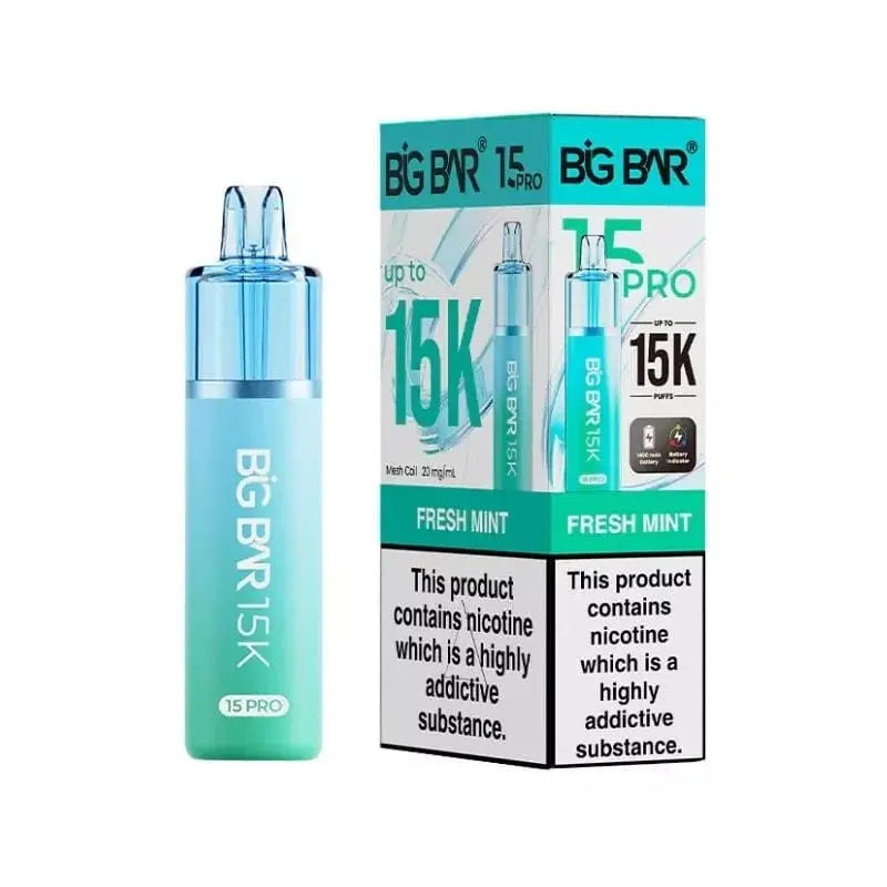 Big Bar Pro 15000 Prefilled Pod Kit Vape At Door