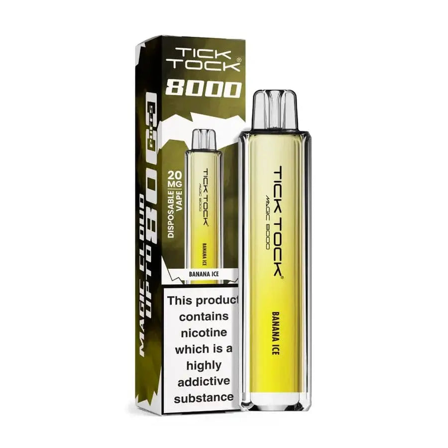 Tick Tock Magic 8000 Puffs BANANA ICE