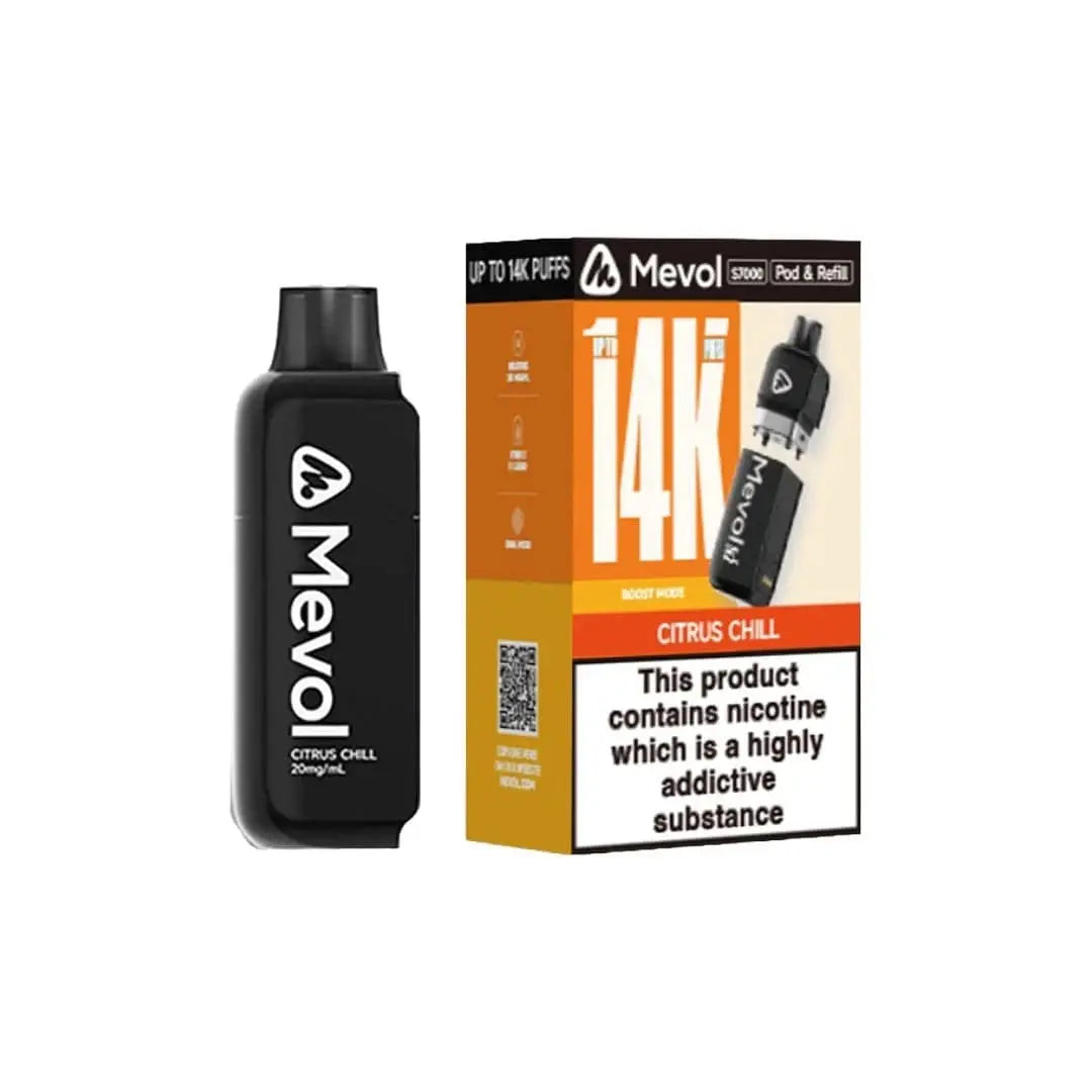 Mevol S7000 Replacement Prefilled Pods Vape At Door