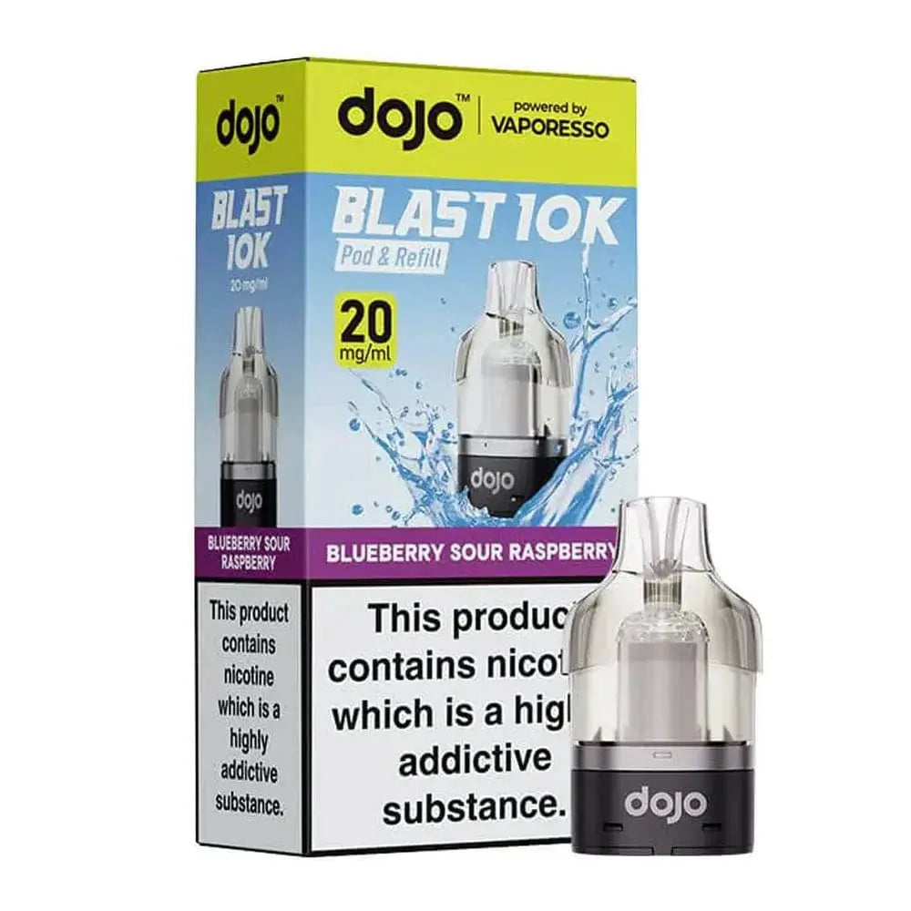 Vaporesso Dojo Blast 10K/30k Prefilled Replacement Pods Vape At Door