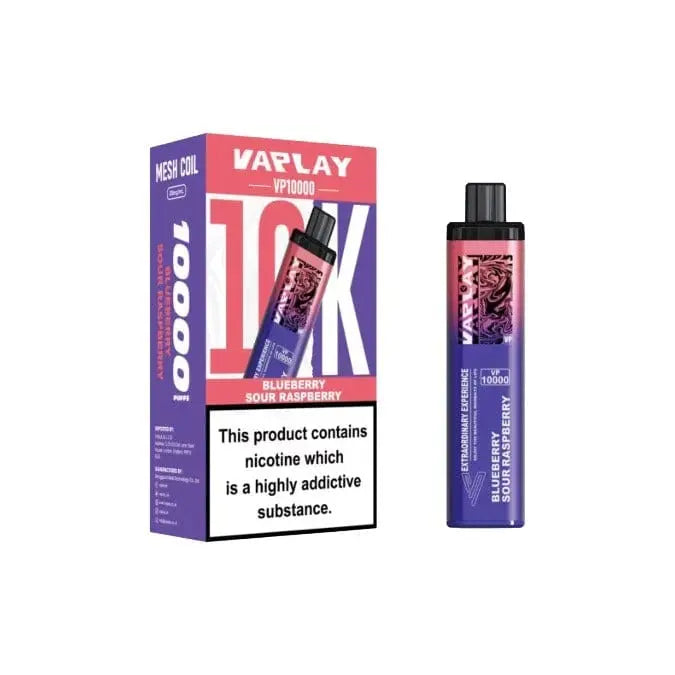 BLUEBERRY SOUR RASPBERRY Vaplay VP10000 Prefilled Pod Vape Kit
