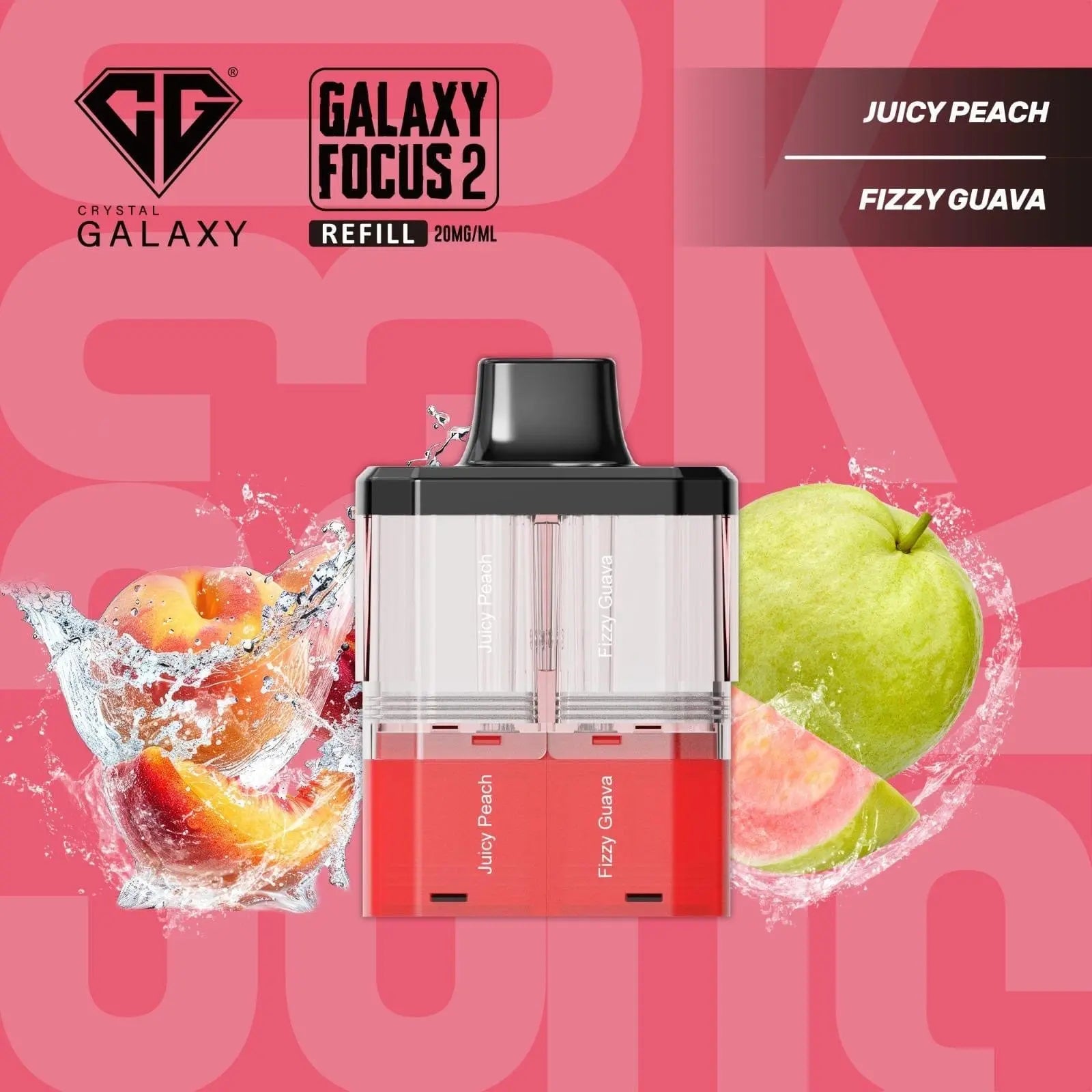 Crystal Galaxy Focus 2 30K Puffs Prefilled Replacement Pods Vape At Door