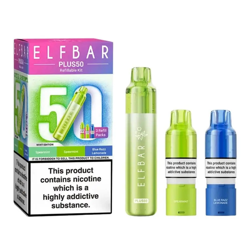 ElfBar Plus50 50k Prefilled Pod Vape Kit Vape At Door