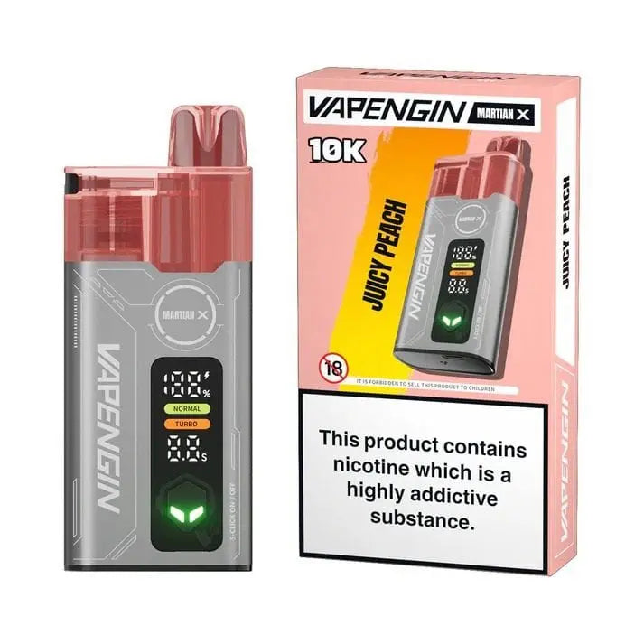 VAPENGIN MARTIAN X 10000 Prefilled Pod Kit Vape At Door