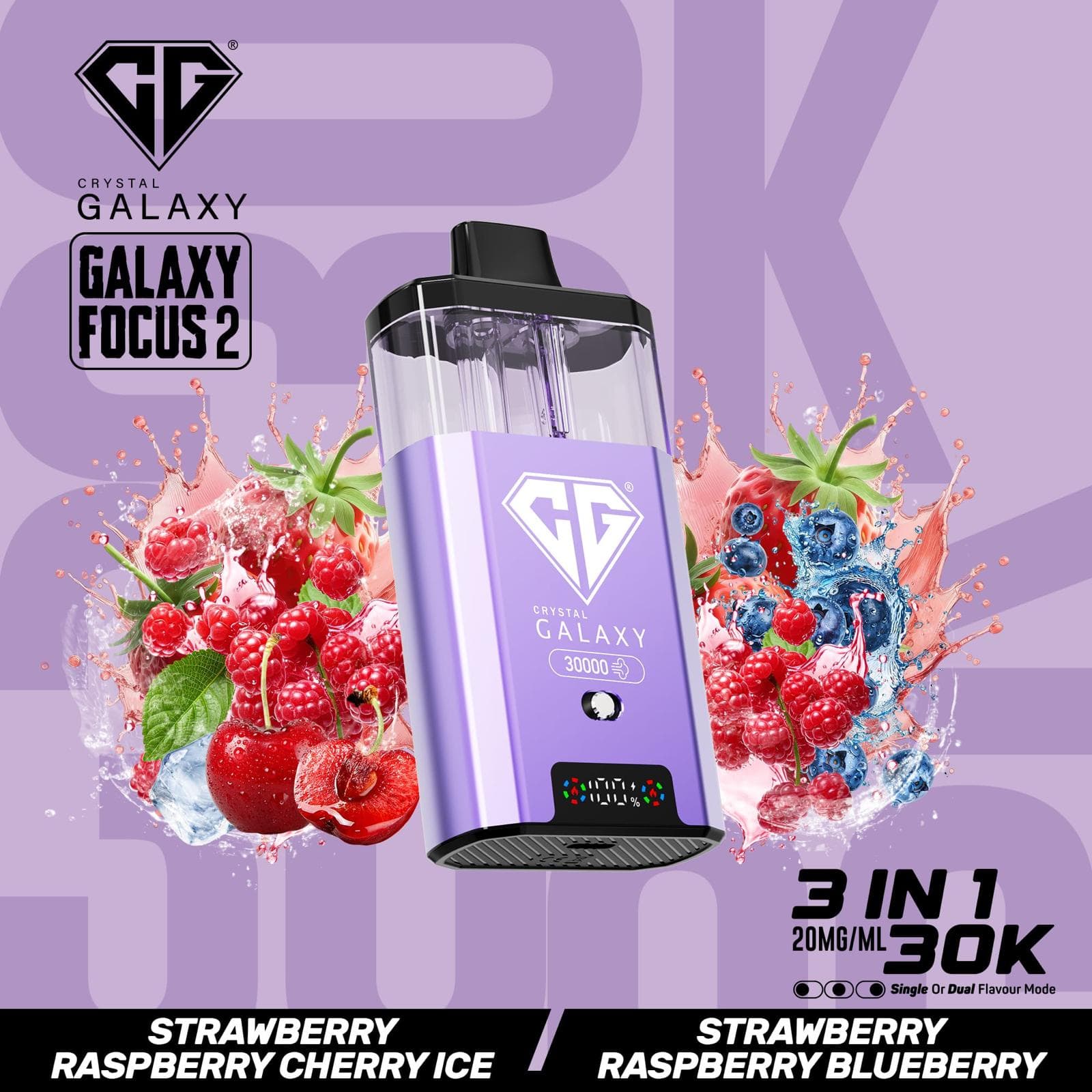Crystal Galaxy Focus 2 30k Puffs Prefilled Pod Kit