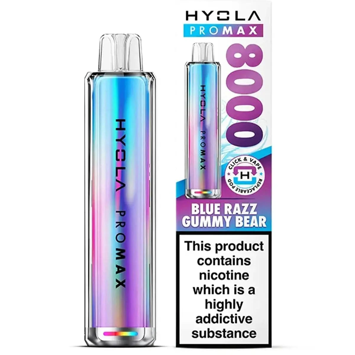 Hyola Pro Max 8000 Puffs Prefilled Pod Kit Vape At Door