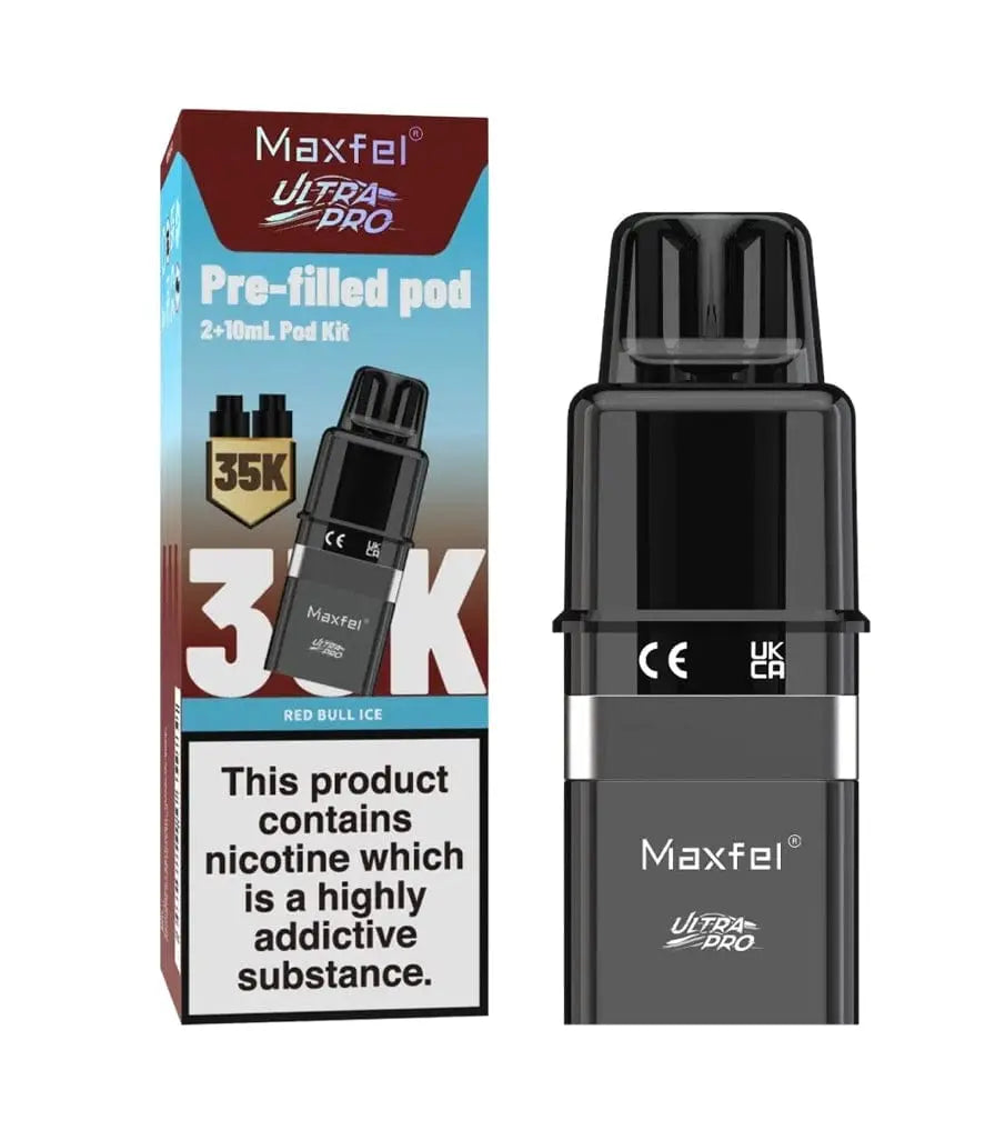 Maxfel Ultra Pro 35K Replacement Prefilled Pods Vape At Door