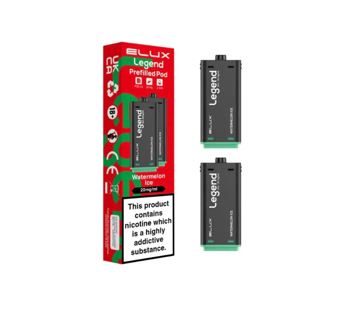 Elux Legend 1500 Puffs 2 in 1 Refill Pods Elux