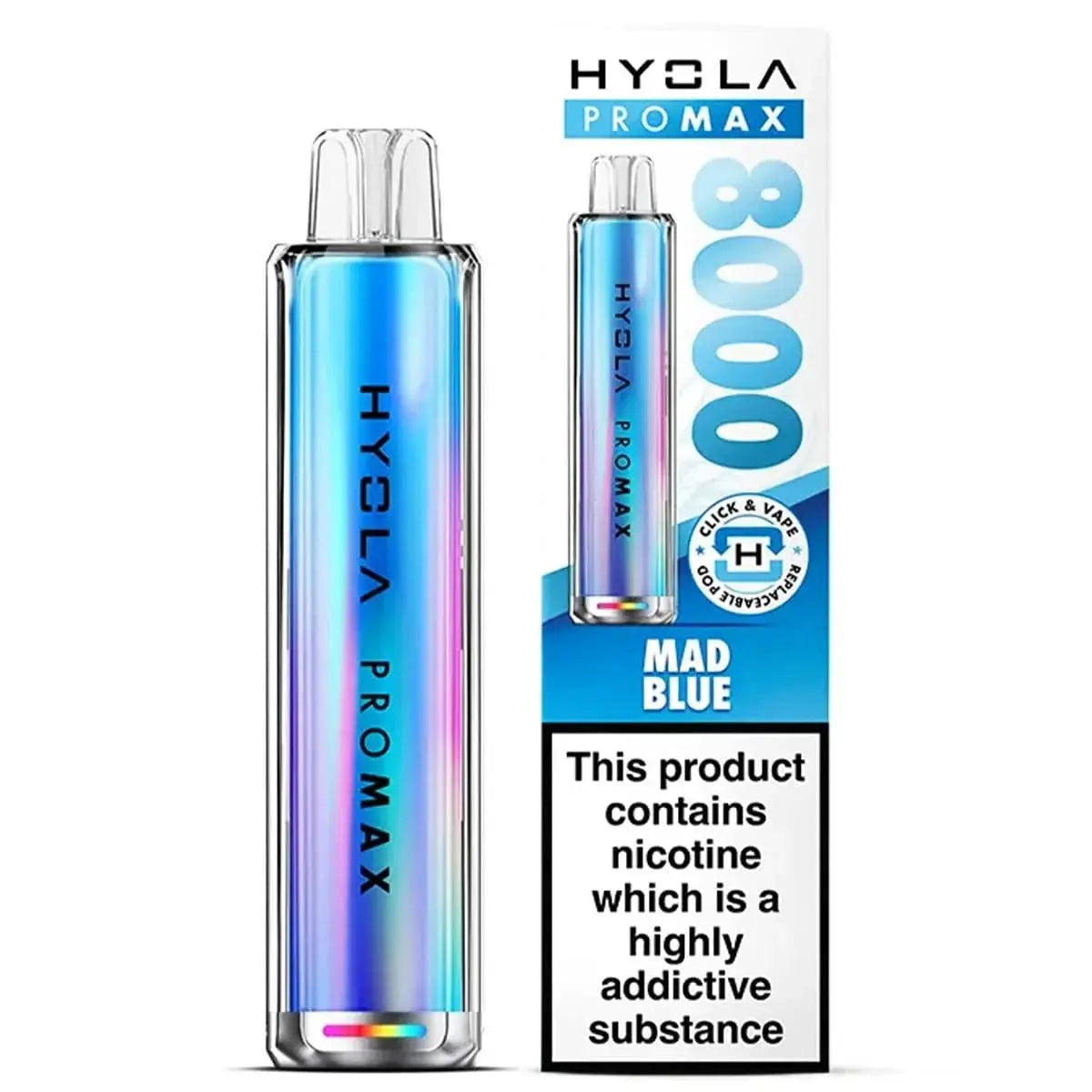 Hyola Pro Max 8000 Puffs Prefilled Pod Kit Vape At Door