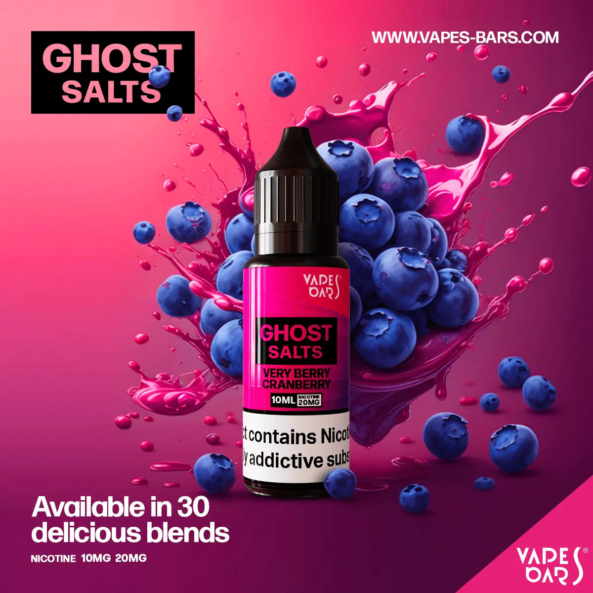 VB Ghost Salts E-Liquid 10 and 20 mg in 10ml VB