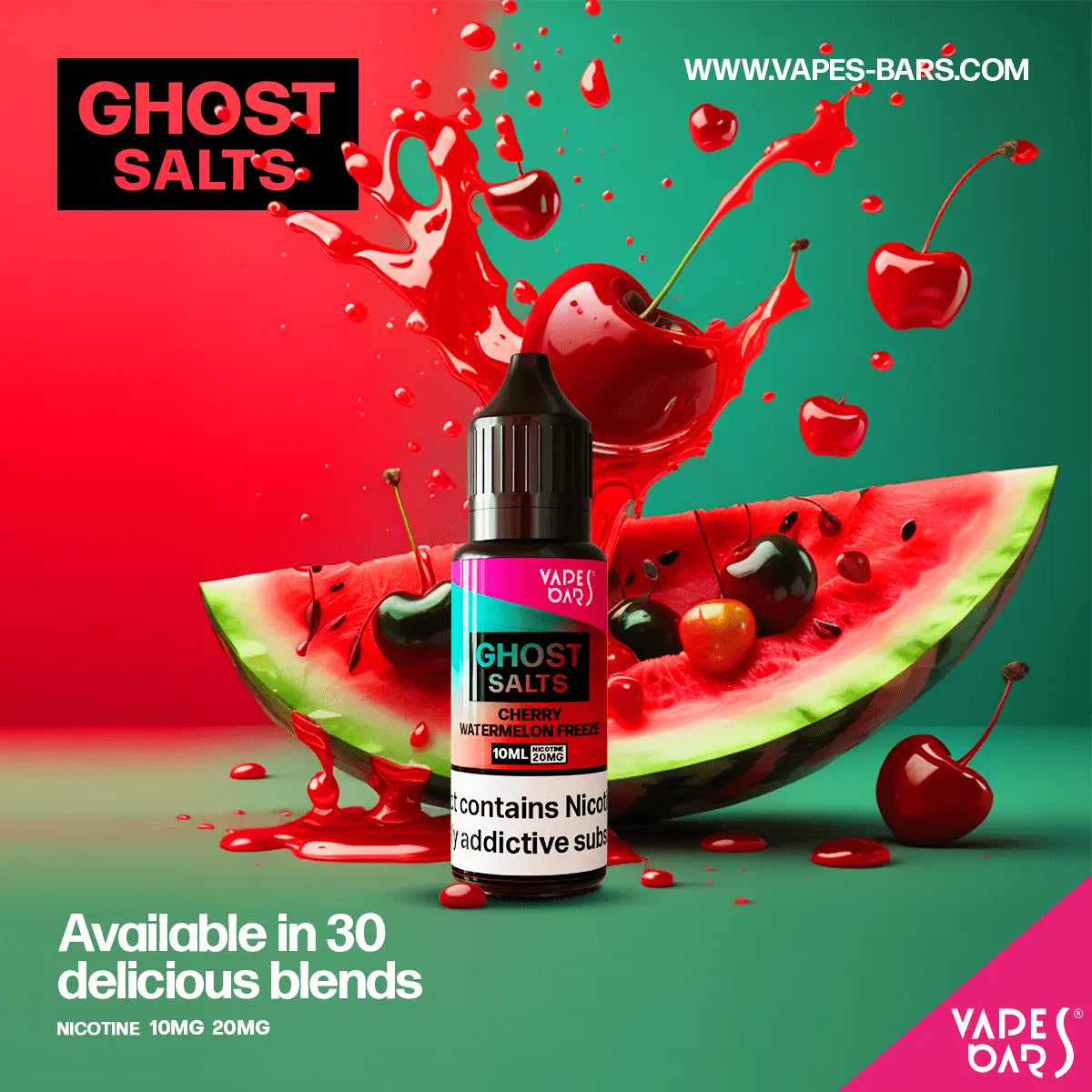 VB Ghost Salts E-Liquid 10 and 20 mg in 10ml VB