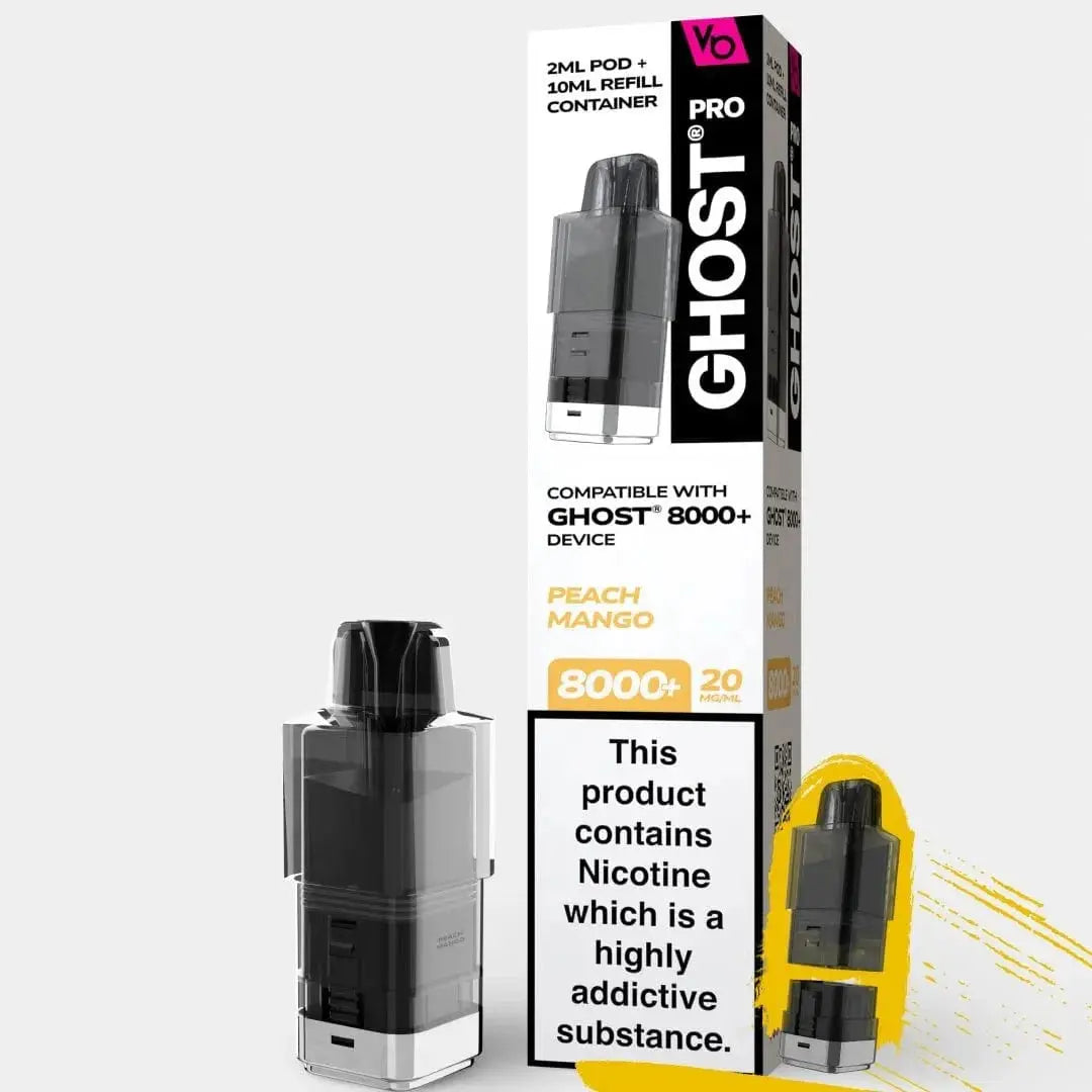 Vapes Bar Ghost Pro 8000+ Prefilled Replacement Pods Vape At Door