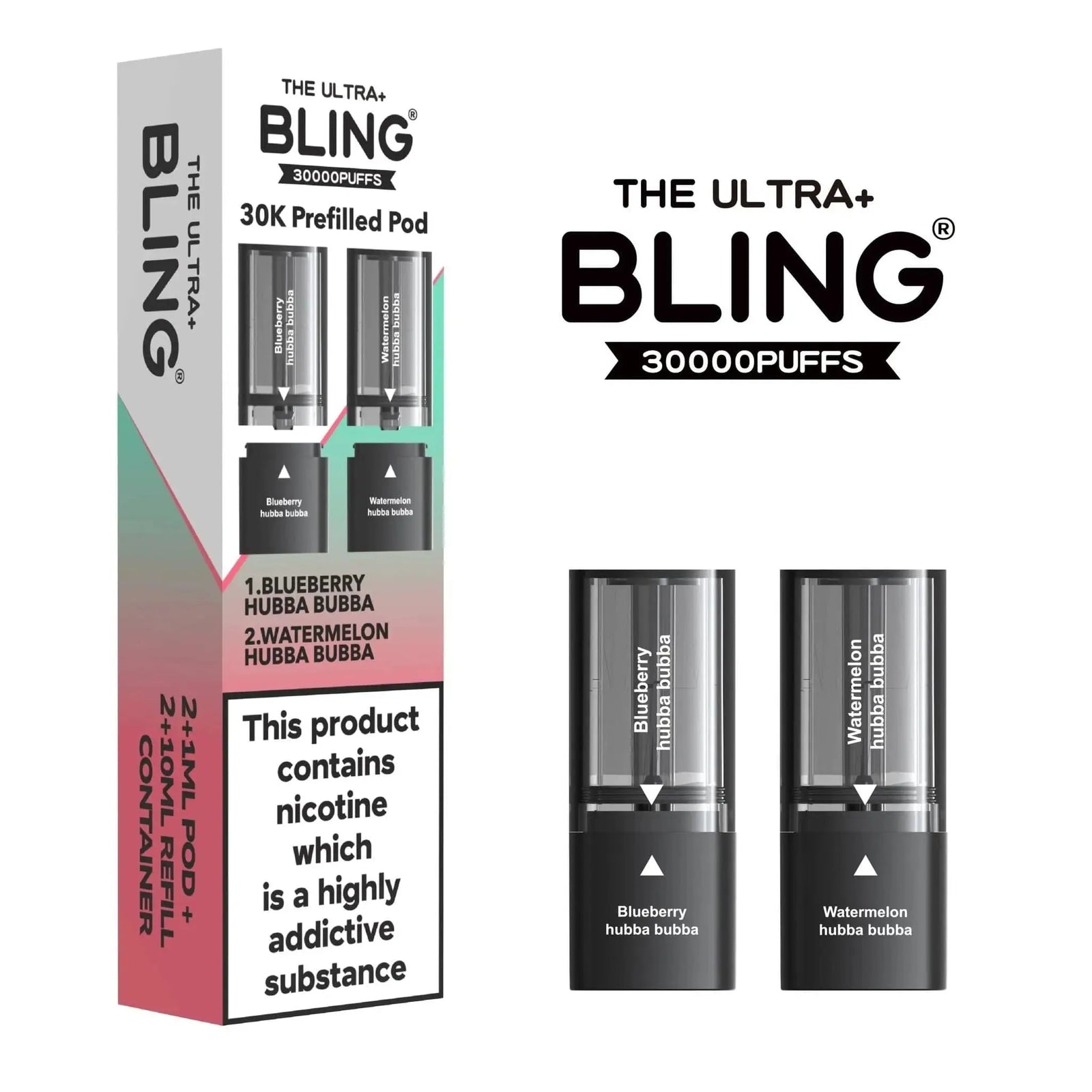 Bling Ultra Plus 30K Pods Box Of 5 Vape At Door
