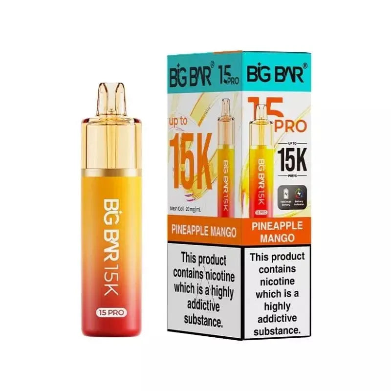 Big Bar Pro 15000 Prefilled Pod Kit Vape At Door