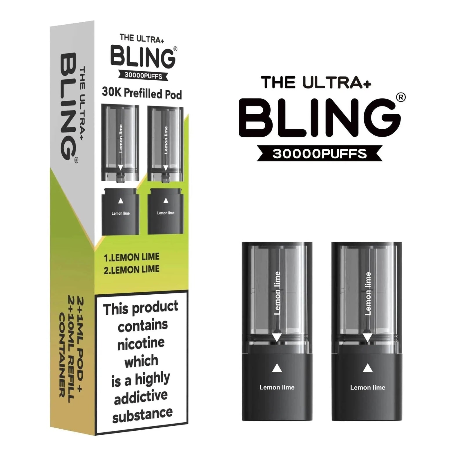 Bling Ultra Plus 30K Pods Box Of 5 Vape At Door