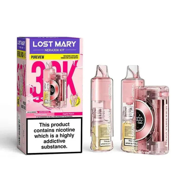 Lost Mary Nera 30k Puffs Pureview Prefilled Pod Kit Vape At Door
