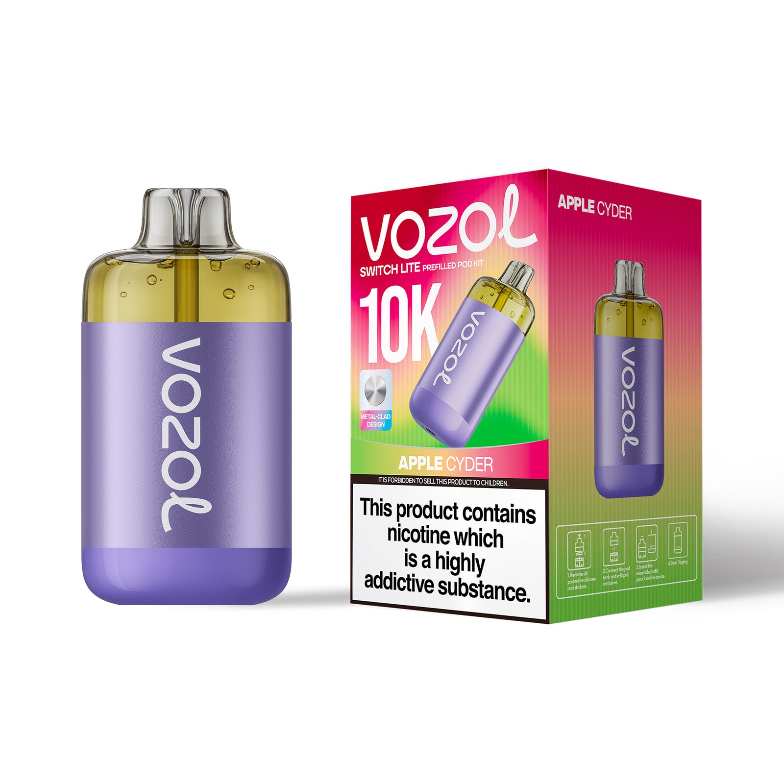 VOZOL Switch Lite 10,000 Puffs Prefilled Pod Kit